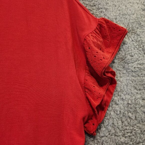 Matilda Jane Enchanted Garden Bellewood Knit and Eyelet Dress Sz M #33671D - Picture 4 of 7